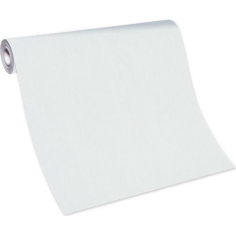 Papier peint classique unicolore blanc | Tapisserie blanche unie couloir, entrée salon | Papier peint uni chambre à coucher (1/5)