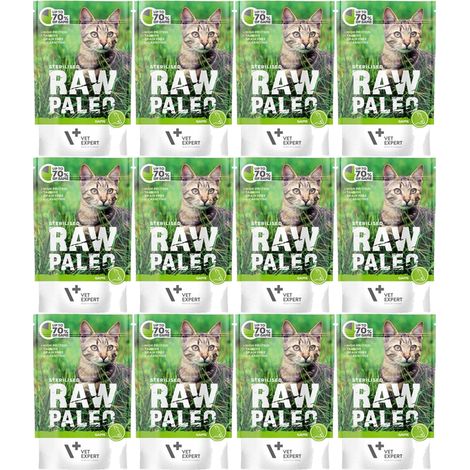 Jabalí salvaje esterilizado crudo estilo paleo VetExpert 12x100g (1/2)