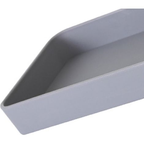 Panneau perforé mural sans perçage gris rectangulaire avec étagère et crochets, rangement pour cuisine, salle de bain, dortoir, maison (1/3)