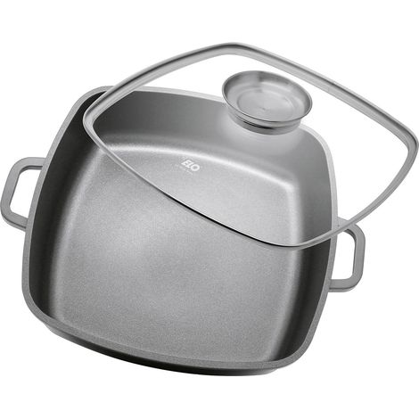 Servierpfanne mit Deckel "Alucast Dur Select