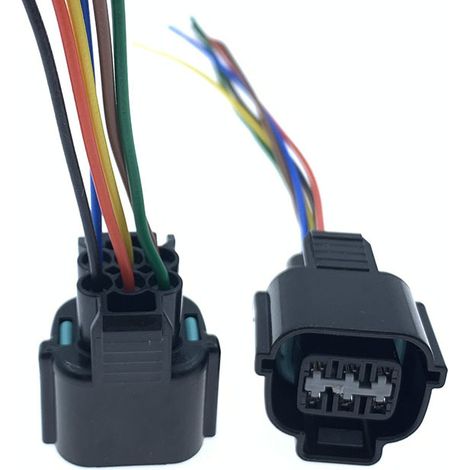 Gilt für Mitsubishi Pajero V93/V97 Rücklicht-Kabelbaum, Rückstoßstangenlicht-Kabelbaum und Stecker. (1/4)