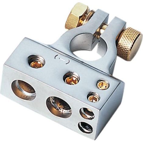 Borne négative pour batterie 1 x 35 mm²/1 x 20 mm²/2 x 10mm²