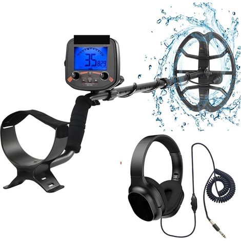 Détecteur de métaux pour adultes Détecteur de métaux TC-600 détecteur d'or de profondeur souterraine professionnel trésor 19.2KHZ détection précise à haute fréquence Étanche professionnelle améliorée (1/5)