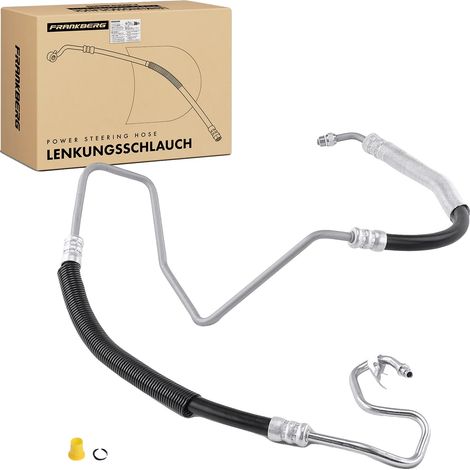 Manguera de dirección asistida, compatible con Ford Focus 1998-2005, 2,5 metros de longitud, caucho y acero de alta calidad, bomba hidráulica a caja de dirección, volante a la izquierda. (1/5)