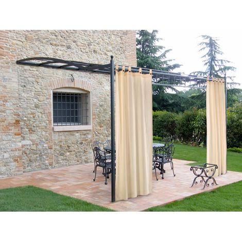 TENDA GAZEBO CON BRETELLE CON BOTTONI cm. 160x270
