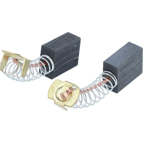 vhbw 2x Spazzola di carbone 17,8 x 14,45 x 7,97 mm compatibile con Skil 9786 per 9780, 9781, 9785 smerigliatrice angolare + molla (1/5)