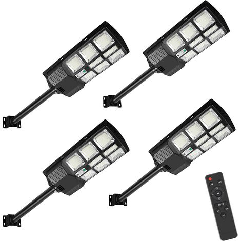 Randaco 280 LED 4X Solarlampen für Außen Bewegungsmelder IP67 Solarleuchte Solarlampe 300w Wasserdichte Wandleuchte Garten Gartenleuchten Aussenleuchte
