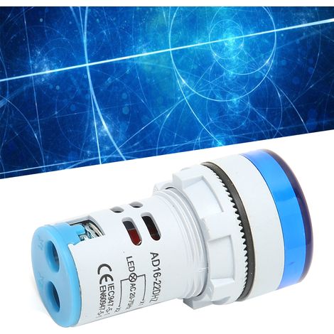 LED-Anzeige für die Frequenz des kreisförmigen Netzteils AD16-22DHZ (2075Hz, blau) (1/5)