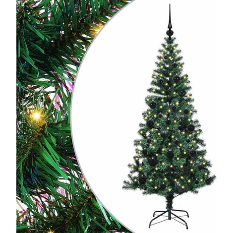 Árbol de Navidad Artificial Preiluminado Verde 150 cm vidaXL