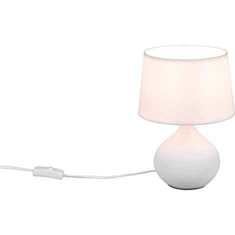 Lampada tavolo da Interno  E14 in Ceramica Bianco (1/2)