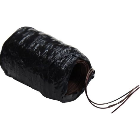 Rocchetto bobina da 340 gr matassa in filo di ferro cotto nero no5   1 mm per legatura multiuso (1/4)