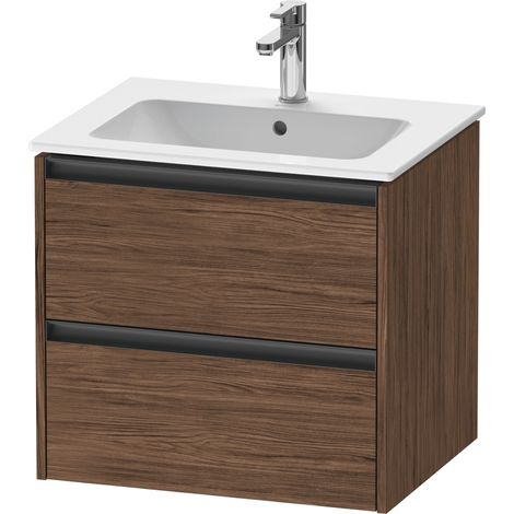 Duravit Ketho.2 bâti-support pour lavabo suspendu, 2 tiroirs, (1/2)