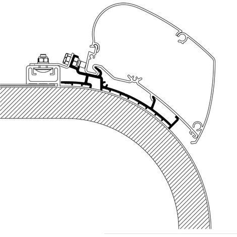 Adattatore per tende Rapido Distinction 5 m - Thule