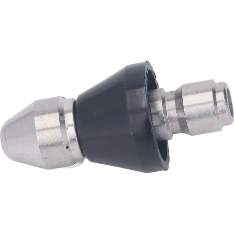 Buse Turbo Compacte en Acier Inoxydable pour Nettoyeur Haute Pression 5000PSI, 6 Trous, 3/8 NPT, Remplaçant Tête Arrière (1/5)