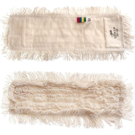 Fregona plana de bolsillo de 50 cm, suave, estándar (MW15) (1/5)