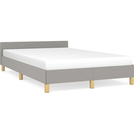 Maison Exclusive - Giroletto senza Materasso Grigio Chiaro 120x190 cm in Tessuto (1/5)