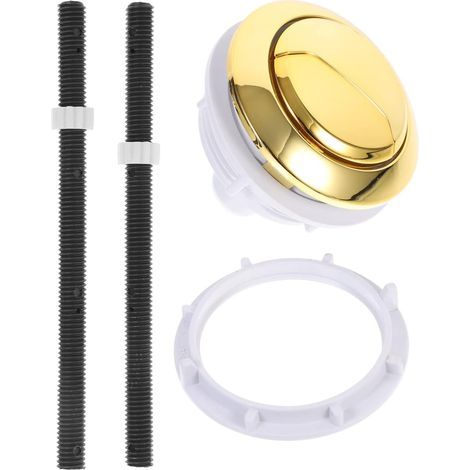 Kit Spare Bathroom Pressure Buttons Button Toilet Flush Dual Gold Tank