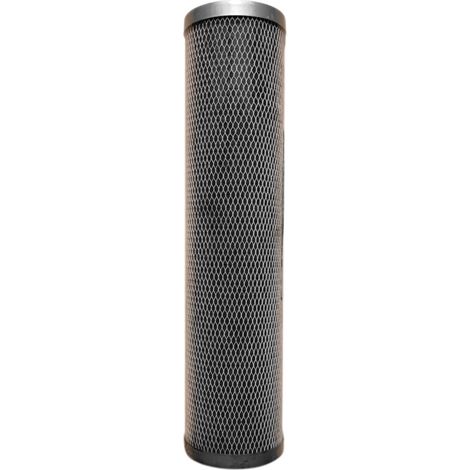 Pentair – Cartouche filtrante charbon actif Floplus Big Blue 20 pouces – Filtration 0,5µm – Capacité 189000 litres – Débit 15,2 L/min (1/5)