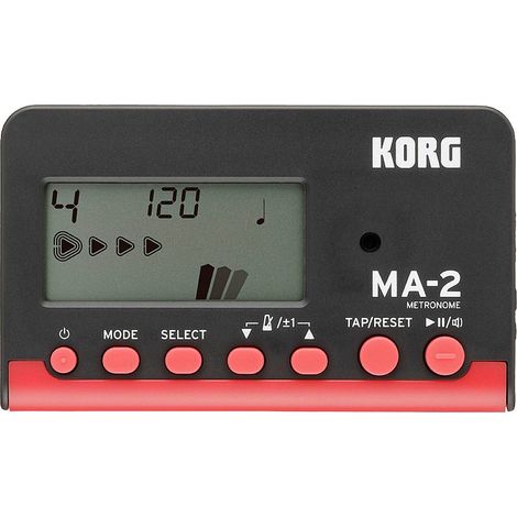 Korg MA-2 30 - 252 bpm Métronome numérique Noir, Rouge (1/2)