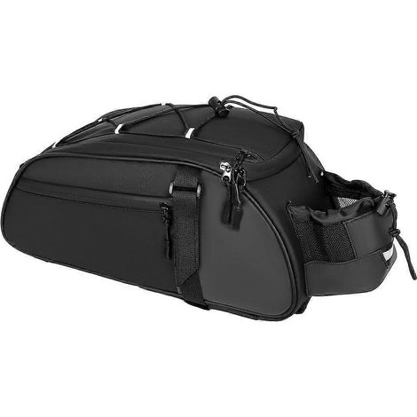 Sacoche arrière de vélo, 8 L, étanche et réfléchissante, multifonctionnelle, idéale pour les voyages à vélo. (1/5)