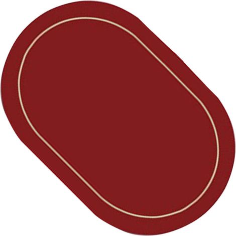 Set aus 2 ölbeständigen Leder-Tischsets für Hotels und Privatpersonen, rutschfest, oval und wärmeisolierend, schwarz. (1/5)