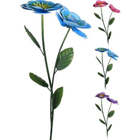 PINCHO 2 CAMELIAS METAL 80 CM