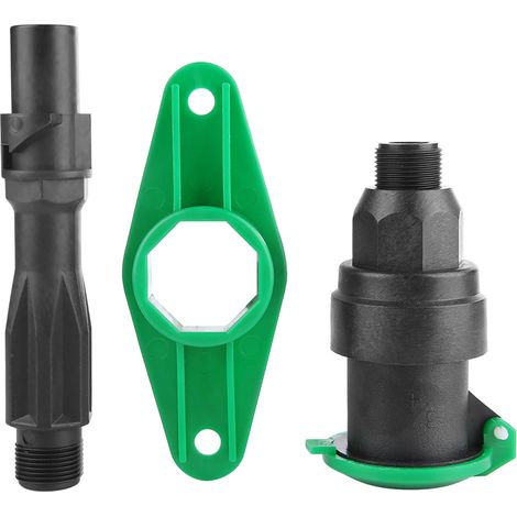Robinet De Prise D'Eau Fileté Mâle DN25 En Plastique Technique Pour Irrigation De Jardin Et Nettoyage - 1 Pièce (1/5)