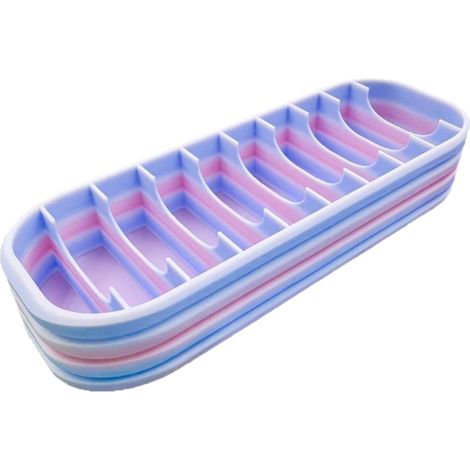 Organizzatore portatile per perline a 10 scomparti con un elegante design sfumato. (1/5)