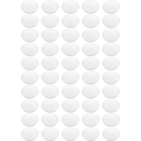 50 feuilles jetables antiadhésives pour cuisson, friture et pâtisserie - Papier de doublure pour desserts et snacks (Blanc)