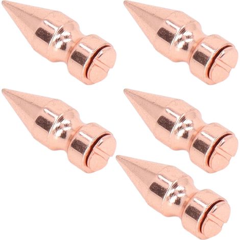 Clous pointus à plateforme haute de 925 mm, clous pointus en or rose, vis et rivets pour vêtements, chaussures, sacs, étuis de téléphone et autres clous décoratifs de style punk à faire soi-même. (1/5)