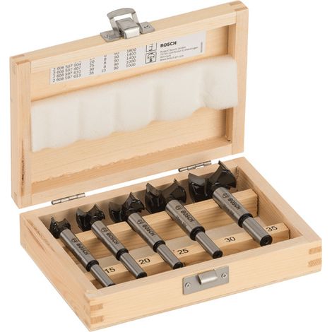Bosch 5tlg. Kunstbohrer-Set Carbide 15 20 25 30 35 mm