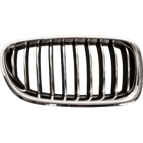 Grille de calandre avant droite chromée noire BMW Série 5 F10/F11 phase 2 2013-2017