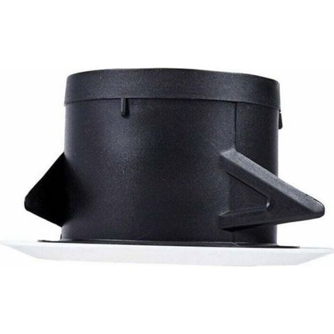 Bouche d'extraction et d'insufflation d'air - Grille ventilation plastique Orientable - Ø100 (1/4)
