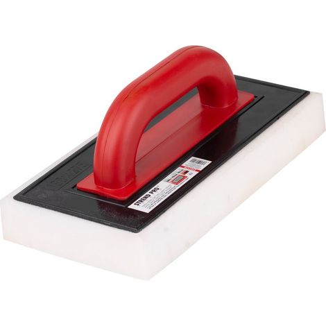 Glättkelle Strend Pro Premium, REDhand, 280x140x40 mm, ABS, Molitan fein, geschnitten (1/3)