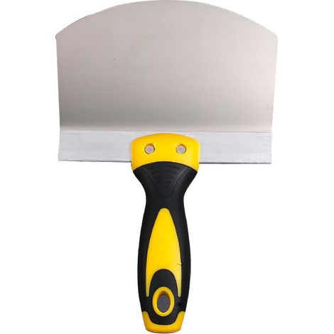 Couteau Stucateur Pour Seau 17 cm - Grattoir À Seau - Spatule Stucateur - Manche Bi-Matière (1/4)