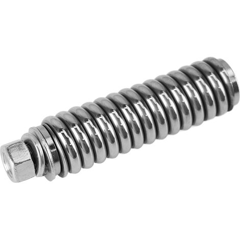 Support de ressort d'antenne argenté antichoc, protection optimale, amélioration de la réception du signal, flexibilité pour la plupart des antennes CB de 60 pouces de long