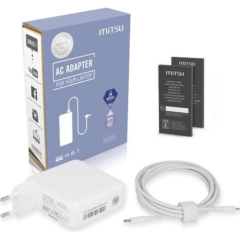 Adaptador de corriente/cargador para Apple Macbook USB-C de 87 W (1/5)