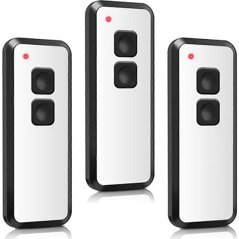 Garagentor-Fernbedienung 433,92 MHz, kompatibel mit den Garagentoröffnern NOVOFERM NOVOTRON 502 MAX43-2 und MINI-NOVOTRON 522 (3er-Pack). (1/5)