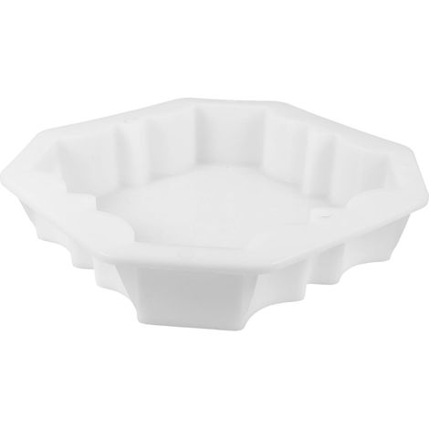 Moule à Pavés en Ciment, Moule à Béton en PP Blanc, pour Allées et Projets DIY, Motifs Détaillés, Portable et Robuste (1/5)