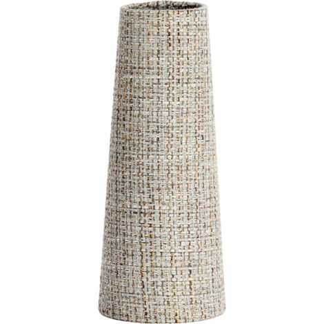 Abat-jour Okavi beige textile Ø 11cm – Hauteur 37,5cm – Élégance moderne pour intérieur chaleureux – Light & Living
