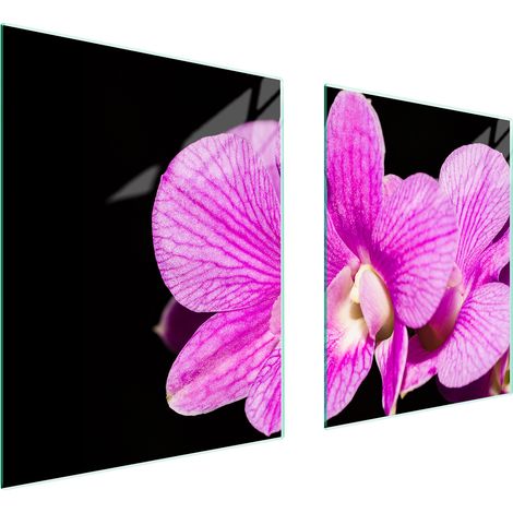PIASTRA PROTETTIVA IN VETRO PER STUFA 85x52 ORCHIDEA (1/5)