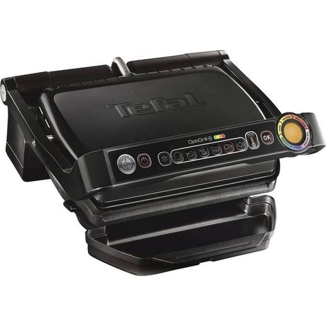 [GEBRAUCHT] B-Ware Tefal GC7128 OptiGrill+ Elektro Kontaktgrill 2000W Antihaft 330x200mm schwarz (1/2)