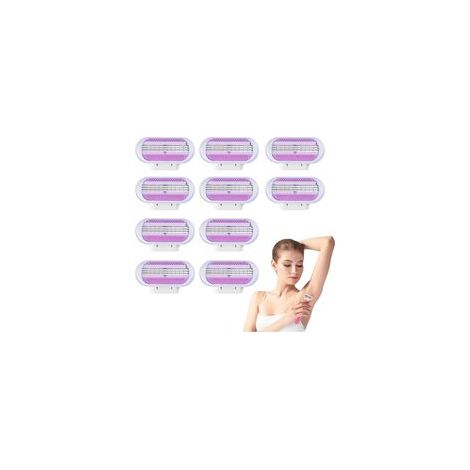 Rasoir Pour Femme Venus ComfortGlide Spa Breeze lot de 12, Rasoir Pour Femme 12 Recharges De Lames, Soin Flexibles Pour Un Rasage En Douceur Conçu Pour Corps Et Poils (Pink) (1/5)