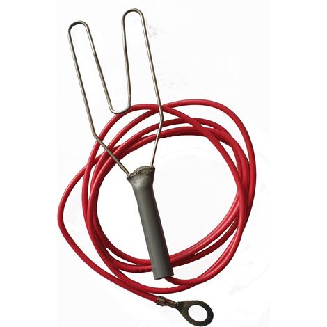 Lem Select – Câble de branchement pour clôtures 125 cm – Connexion rapide pour fils et ruban – Œilleton M8 – Accessoires de clôture électrique