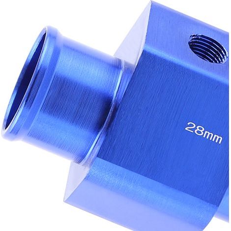 Wasserkreislauf-Temperaturadapter – 28 mm Blau