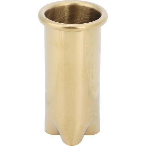 Support pour sèche-cheveux en acier inoxydable, avec plateau et rangement pour sèche-cheveux, idéal pour la salle de bain (doré). (1/5)