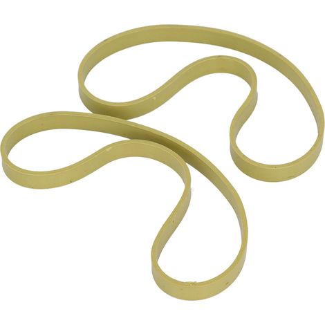 Lot de 2 pneus pour scie à ruban, largeur 12,55 mm, épaisseur 3,17 mm, en caoutchouc antidérapant et silencieux pour roue de scie à ruban de 8 pouces. (1/5)