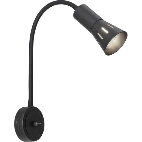 Applique murale Candellux Arena noire E14 interrupteur (1/3)