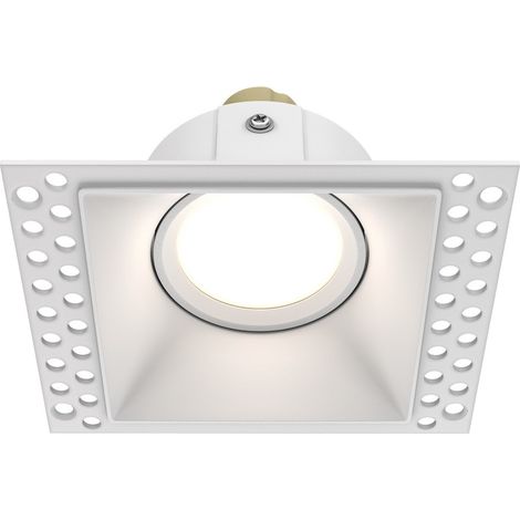 Maytoni Dot Spot encastré carré sans bordure blanc 1xGU10 (1/2)