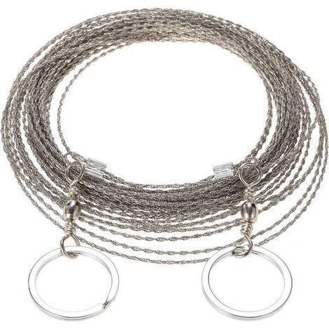 Scie A Fil Exterieure De 10 Metres De Long, Cable De Survie Pour Scie A Fil, Fil De Scie A Chaine